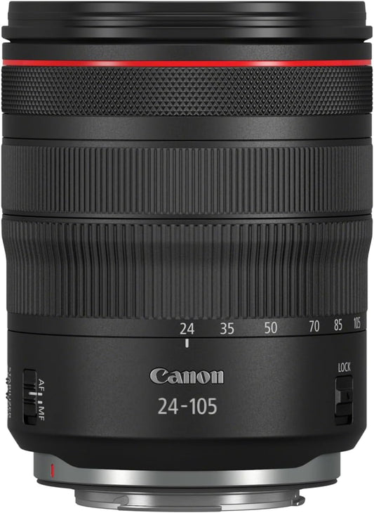 Canon 中望遠ズームレンズ RF24-105mm F4L IS USM EOSR対応 全長107.3mm ブラック RF24-10540LIS