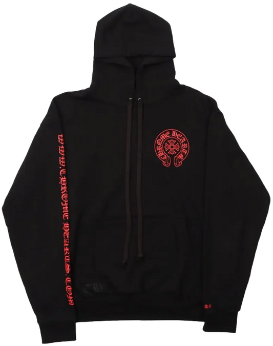 CHROME HEARTS 'RED' HORSESHOE HOODIE