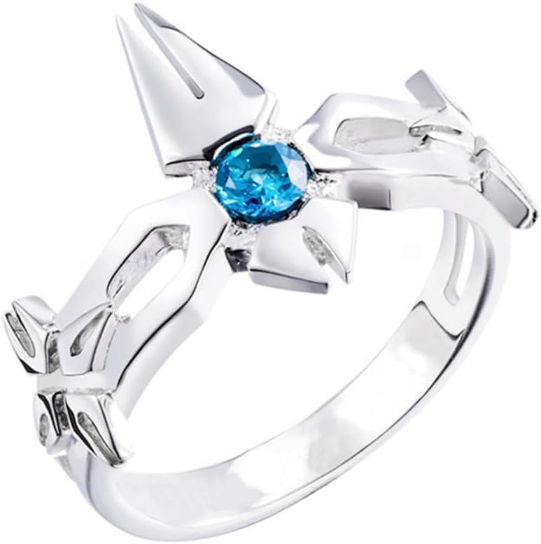 Sizuuenn Bleach Reaper Hibani Winter Shiro, Large Guren Ice Circle Ring, Props, Equipment, Cosplay, Peripheral Goods, Anime, Accessories, School Festivals, Cultural Festivals, Festivals, Halloween,