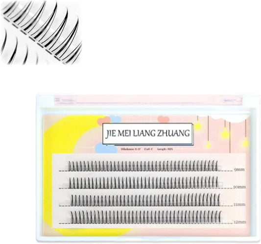 DIY Eye Makeup Top Eyelashes, Popular, Easy, Top Eyelashes, Self, Natural, Partial False Eyelashes, 0.4 - 0.5 inches (9 - 12 mm)