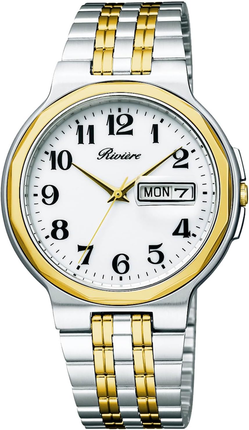 Citizen KH5-234-11 Men's Wristwatch, Solar Tech, Waterproof, Day-Date, gold, Bracelet Type