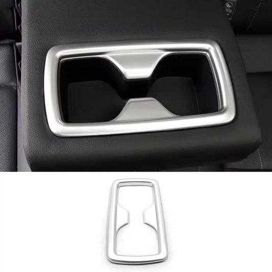 ZUNEIGUNG Harrier 4th Generation Harrier 80 Series Accessories Parts Cup Holder Garnish Second Cup Holder Cover Fits New Toyota Harrier Interior Parts Accessories ABS Resin 1 Piece (Silver [Matte