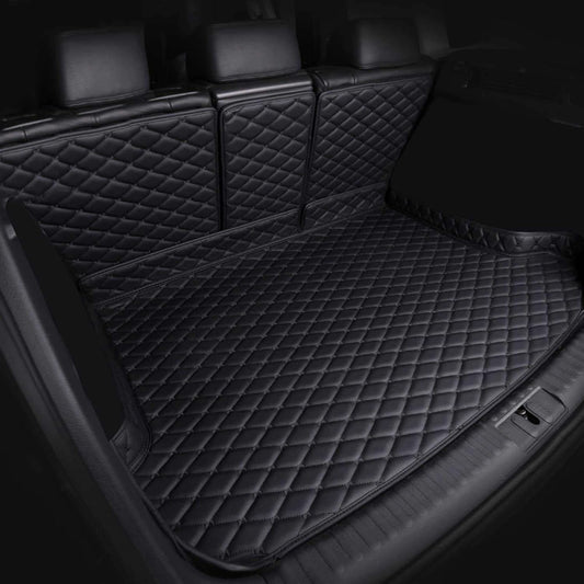 Compatible with Toyota New Prius 60 Series Luggage Mat, 3D Cargo Mat, Prius 60 Series Car Specific Design, Trunk Mat, XPE, Leather Material, Waterproof, Stain Resistant, Abrasion Resistant, Easy