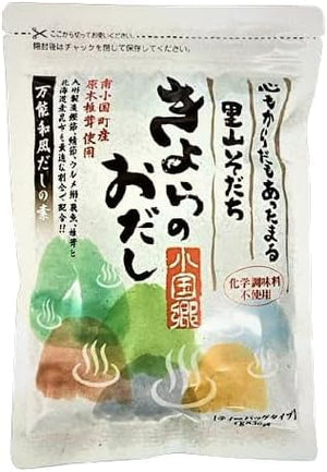 Kiyora Dashi Dashi Pack (0.2 oz (7 g) x 50 Pieces, Made with Haraki Shiitake Mushrooms Produced in Kumamoto Prefecture, All-Purpose Dashi (NO Chemical Seasoning / Additive-Free / Domestic), Shiitake