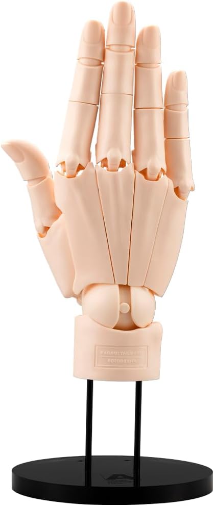 Kotobukiya ARTIST SUPPORT ITEM Hand Model/R -PALE ORANGE 1/1 Scale Action Figure
