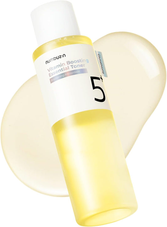 Numbuzin #5 Shiratama Glutathione C Toner, 6.8 fl oz (200 ml) | Glutathione Vitamin C Niacinamide High Concentration Formulated Skin Tone Pigmentation Dull Stain Care