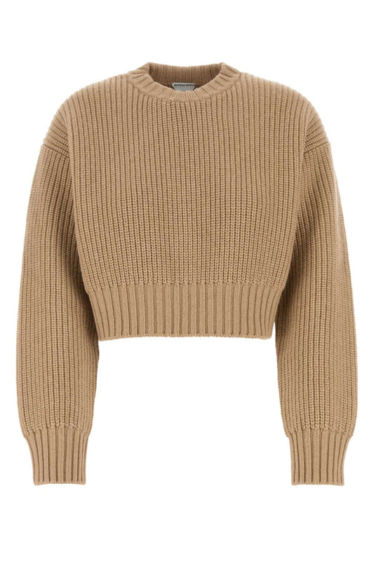 Bottega Veneta ボッテガベネタキャメルウールブレンドセーター - Image 1