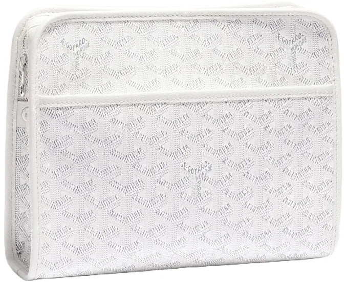 GOYARD 'WHITE' JOUVENCE MM TOILETRY BAG