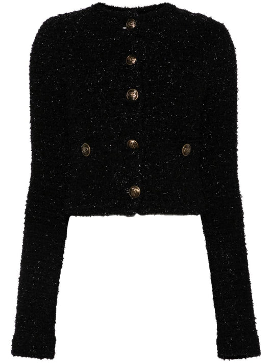 BalenciagaBoucléクロップドジャケット - Image 1