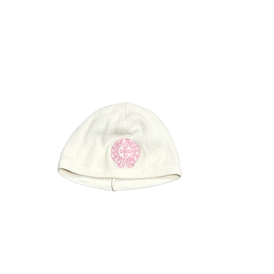 CHROME HEARTS 'WHITE/PINK' THERMAL HORSESHOE BEANIE