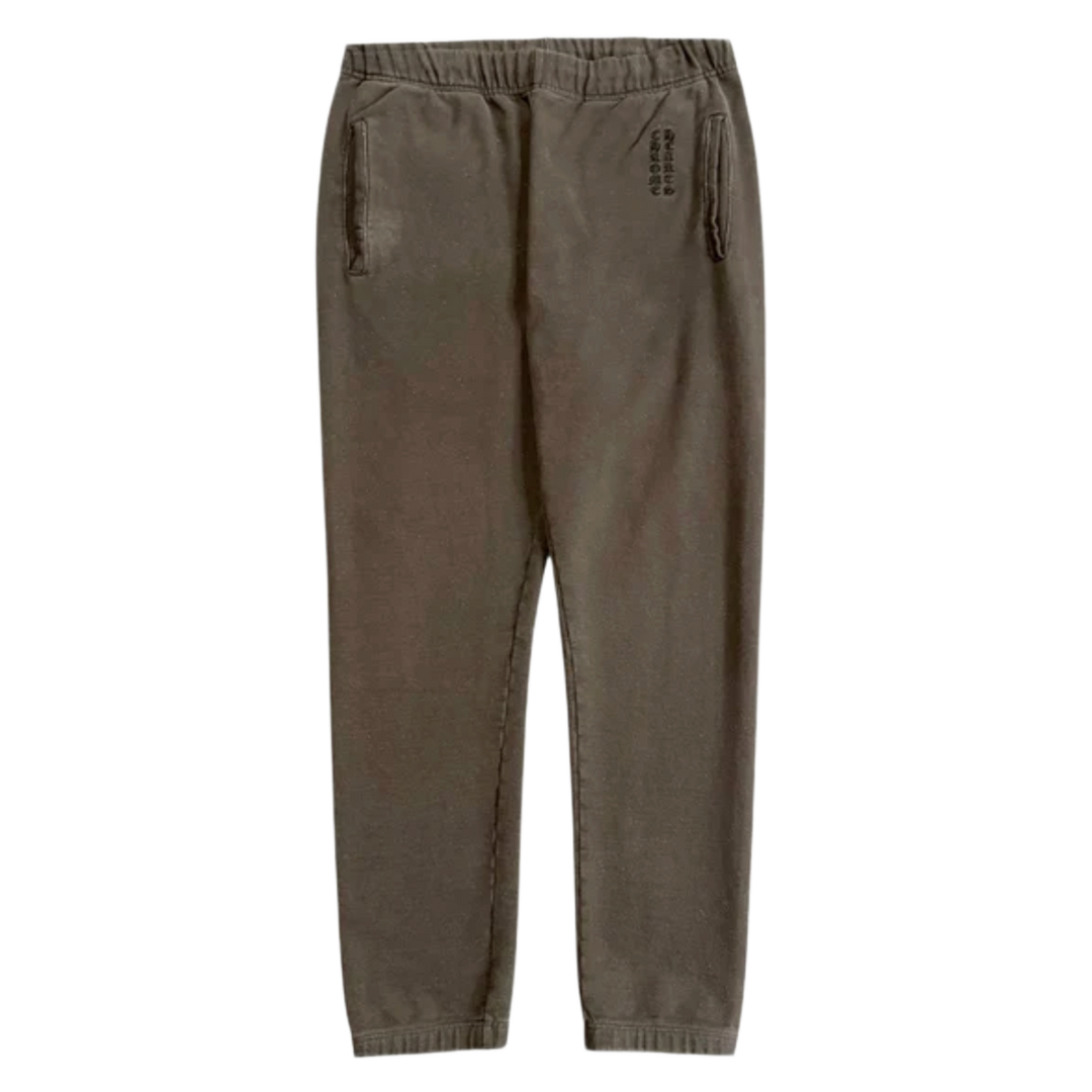 CHROME HEARTS 'OLIVE' VERTICAL LOGO SWEATPANTS