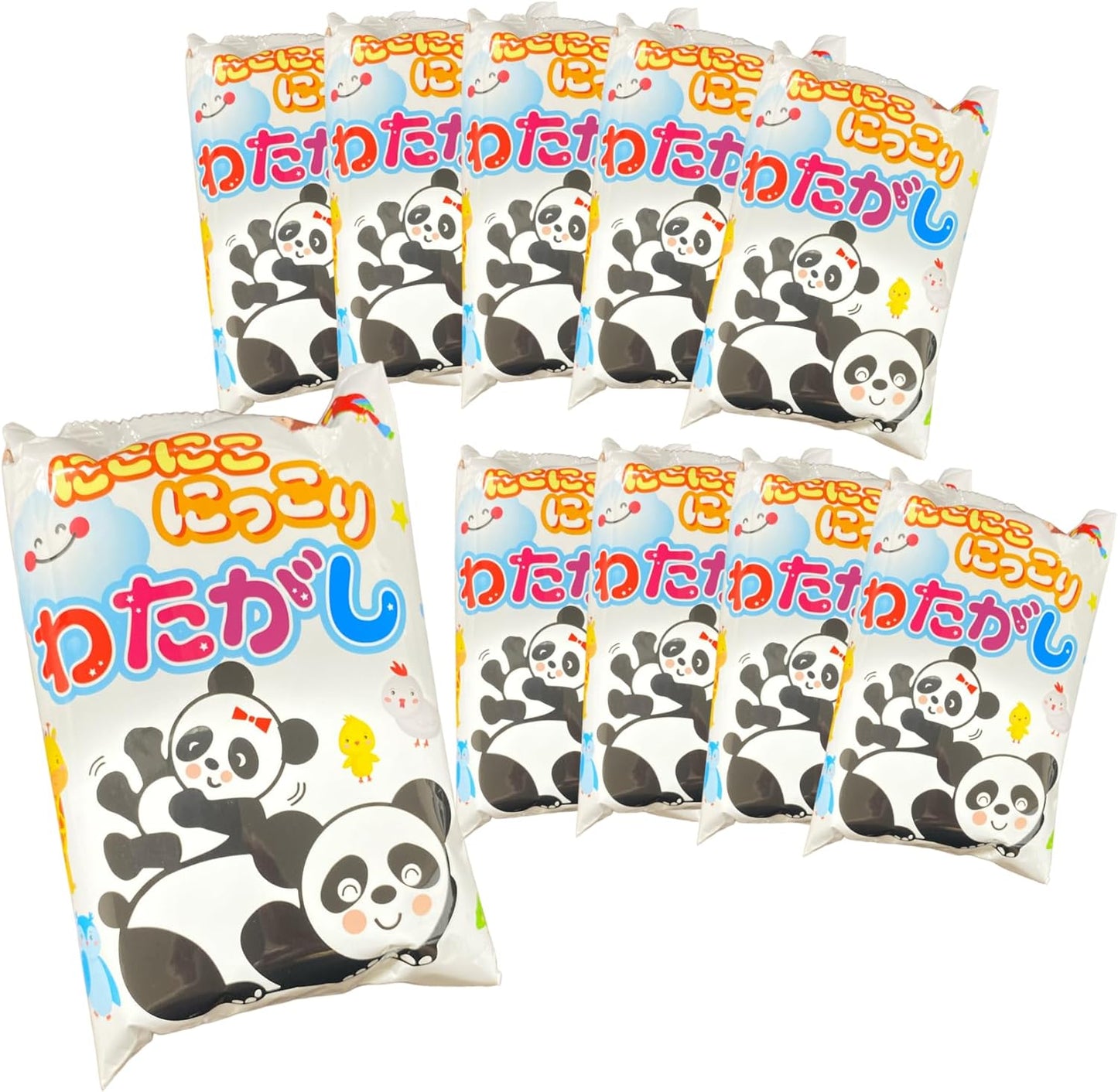 Sato Seika [Smacker] Dagashi (10 Bags x 10 Bags), Large Capacity Set, Watame, Aluminum Individual Packaging, Year-Round Type, Small Bag