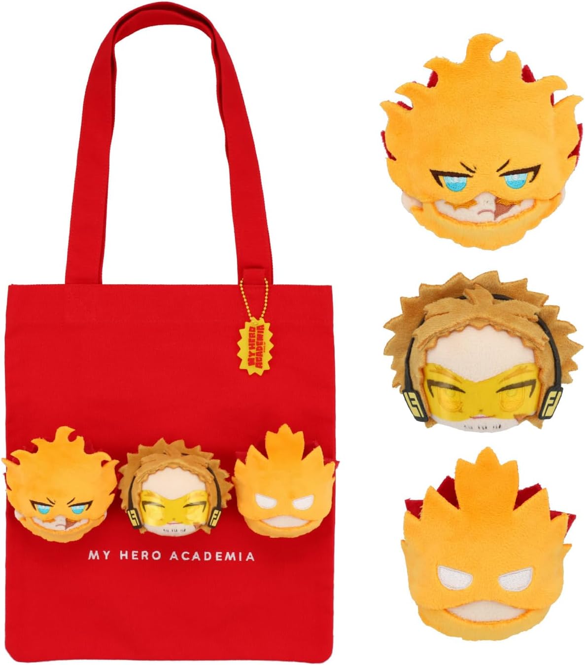 SHOVIDO Anime My Hero Academia Tote Bag with Plush Toy