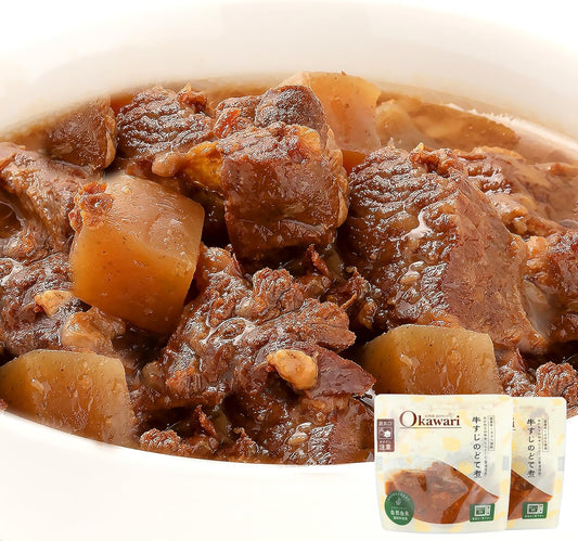 Delicious Food Alternative, Retort Food, Boiled Beef Tendon, 5.3 oz (150 g) x 2 P, Side Dishes, Food, Beef Tendon, Room Temperature, Snacks
