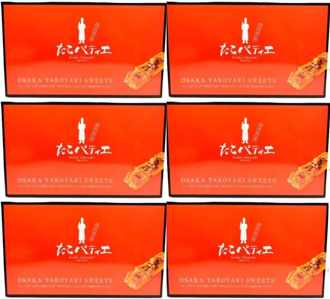 Osaka Classic Souvenir Octopus, Patiers, Set of 12 x 6 Boxes, For Souvenirs, Enjoy Osaka Mood
