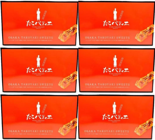 Osaka Classic Souvenir Octopus, Patiers, Set of 12 x 6 Boxes, For Souvenirs, Enjoy Osaka Mood