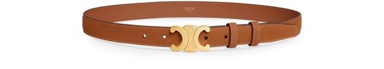 CELINE Medium Triomphe belt in nubuck calfskin - Image 1