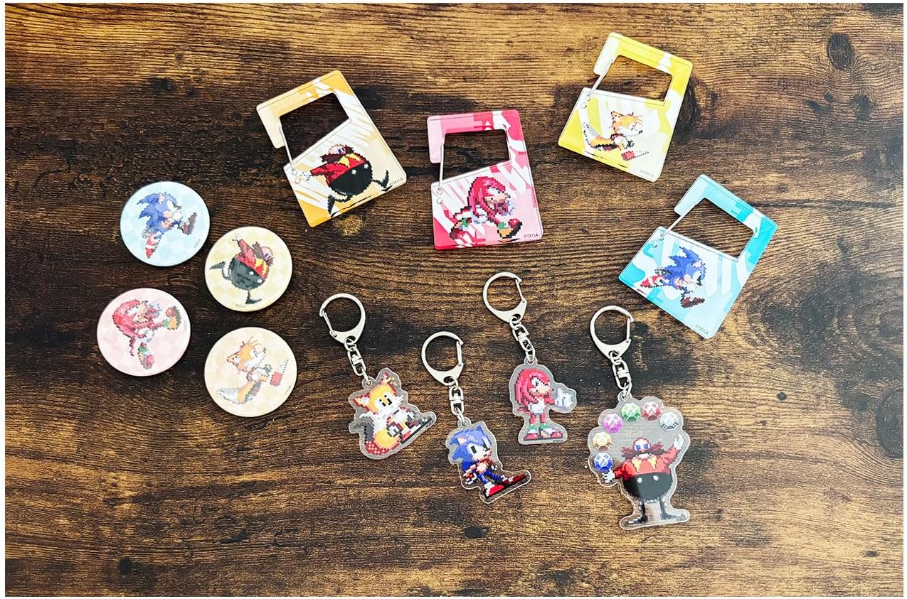 Small Planet Sonic The Hedgehog Acrylic Keychain Stand Up