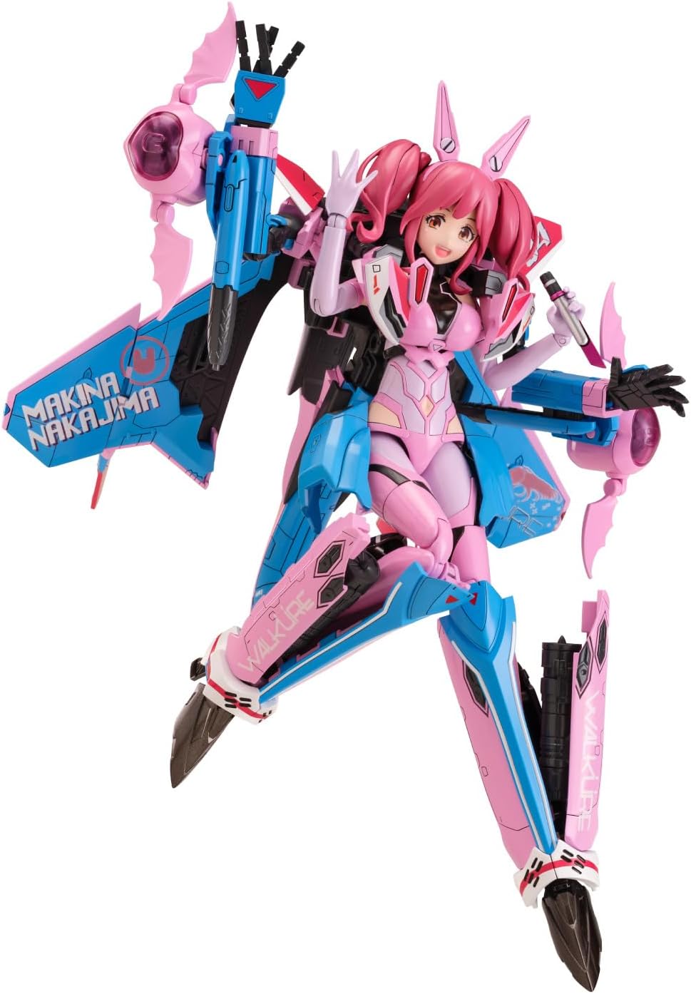 Aoshima Bunka Kyozai VFG Macross Delta VF-31A Kairos Makina Nakajima Total Height Approx. 6.2 inches (157 mm) Color Coded Plastic Model MC-13