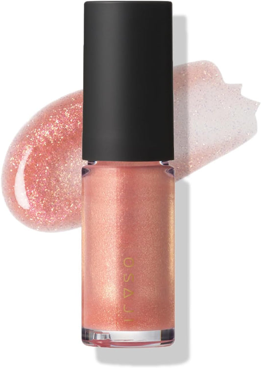 OSAJI Nuance Lip Gloss "3D Lips/Protects Against Dryness Sensitive Skin Lip Protection Layering Beautiful Color Glossy Transparency 1.6 oz (4.5 g) / 04 Kiba (Fang)