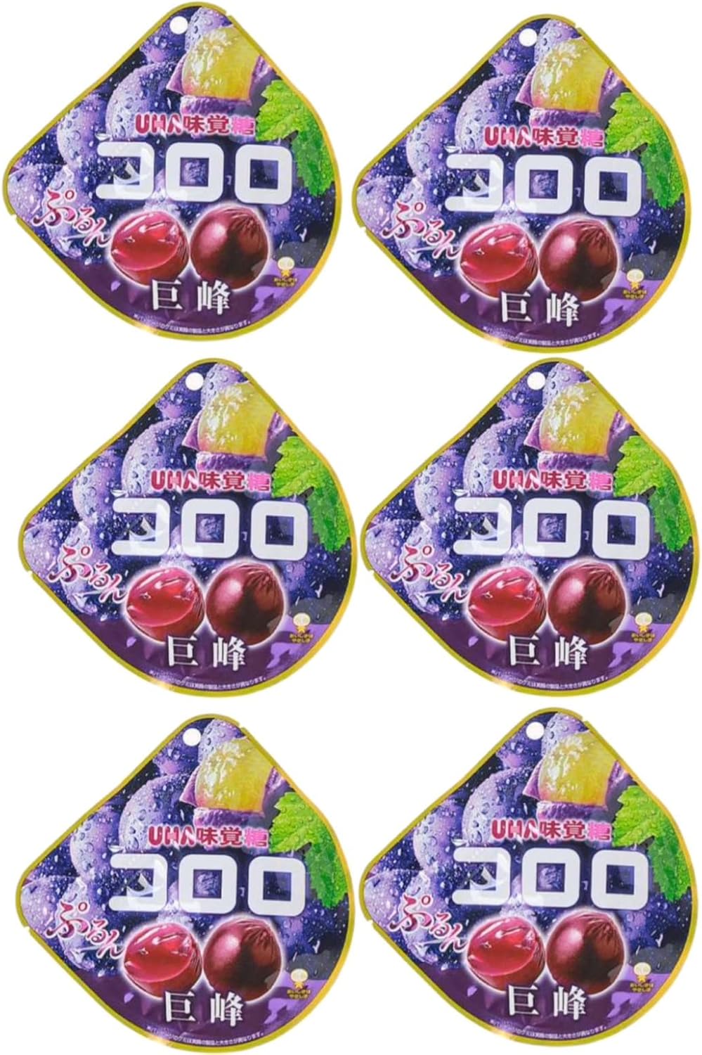 Kororo Kyoho Grape Set of 6 Gummies