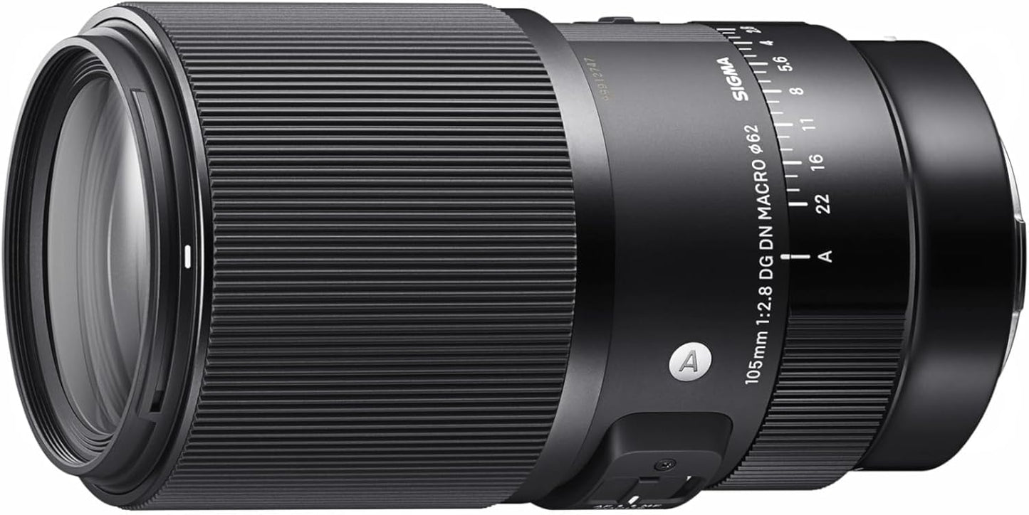 Sigma Sony E-Mount Lens 105mm F2.8 DG DN MACRO Monofocal Telephoto Full Size for Art Mirrorless