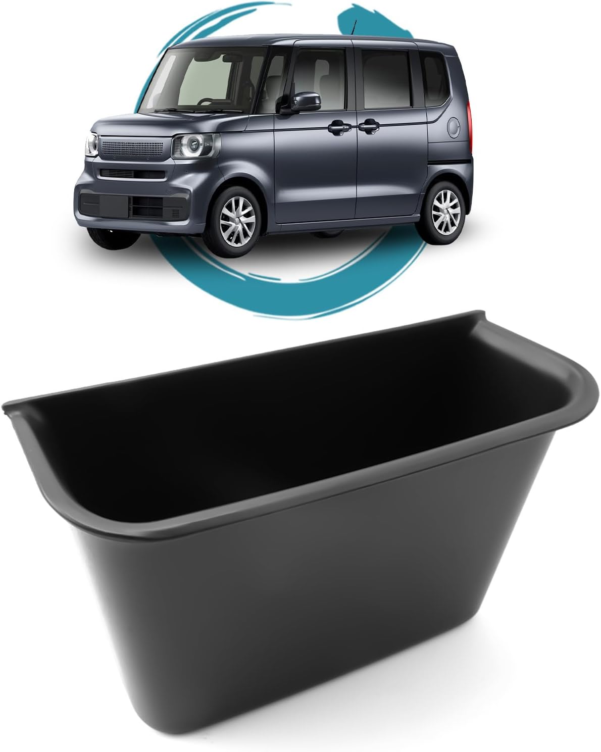 ruiya 2023 New Model Honda N-Box/N-Box Custom JF5 JF6 Console Tray Storage Box Center Lower Box Tray Console Box N-Box Storage Accessory Rubber Material No Rattle Accessory Interior Parts Custom