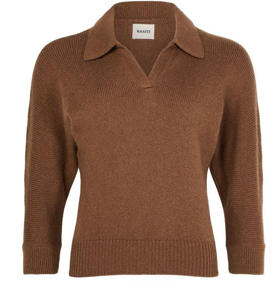 KHAITE Herve cashmere polo neck sweater - Image 1
