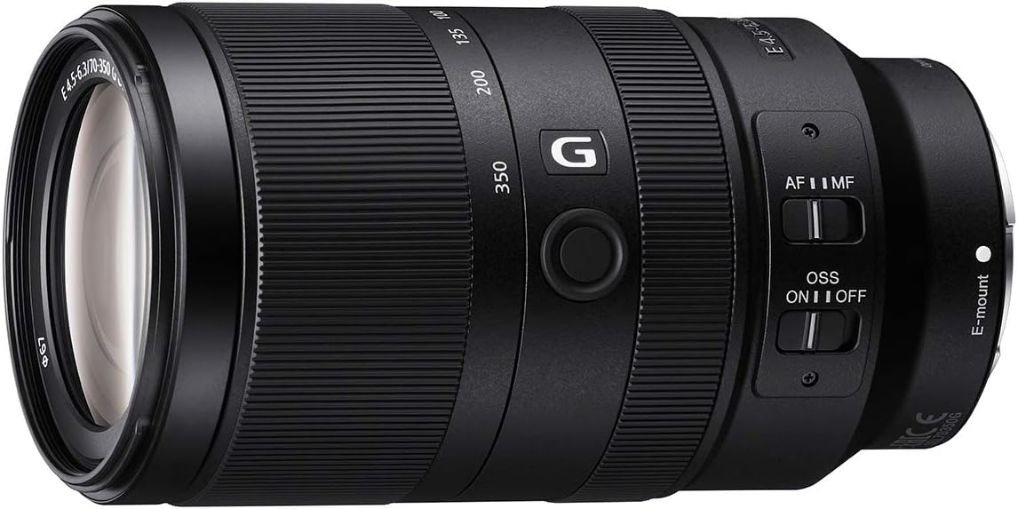 Sony SEL70350G Telephoto Zoom Lens APS-C E 70-350mm F4.5-6.3 G OSS G Lens for Digital SLR Camera α [E-Mount] Genuine Lens