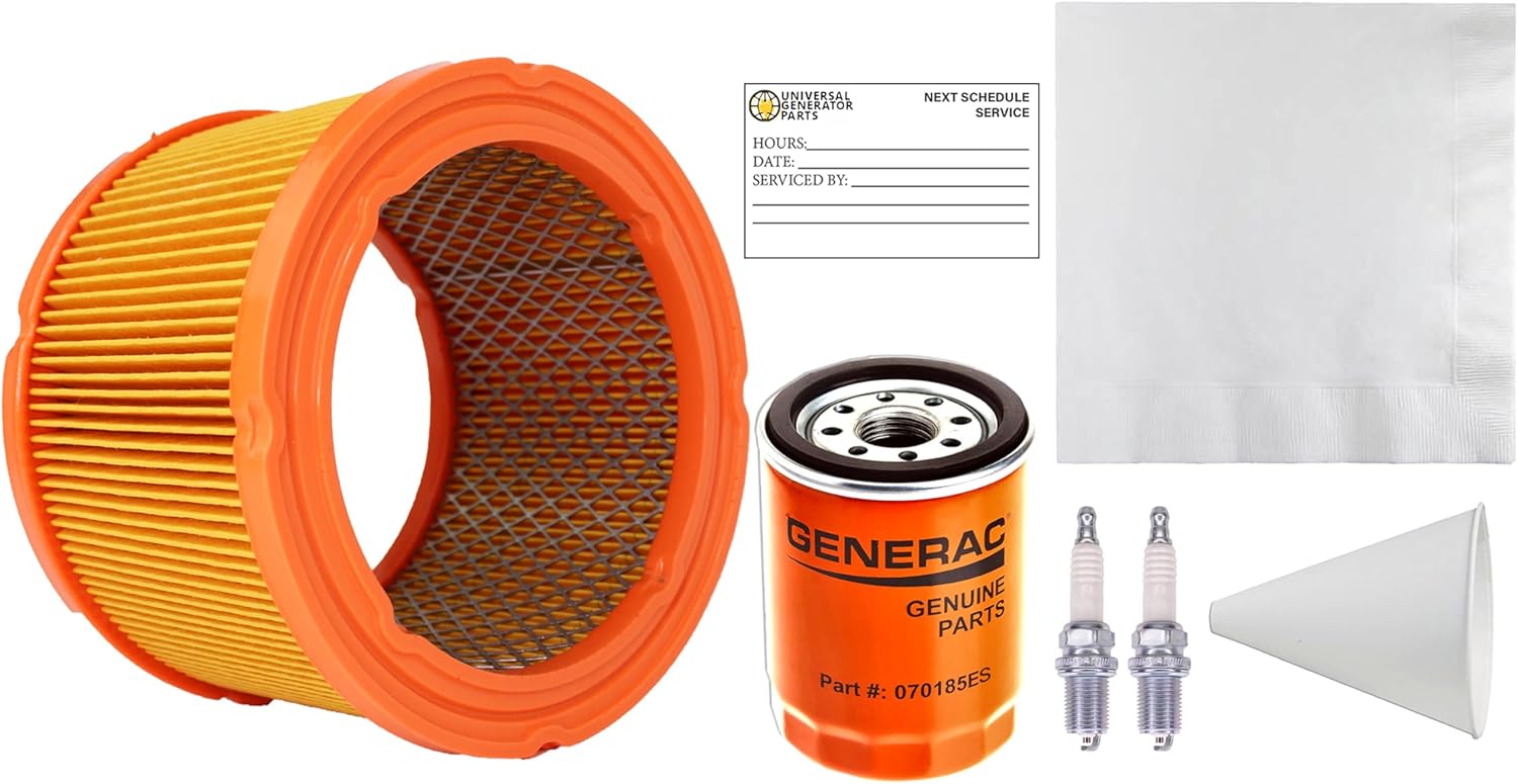 Generac 5665 Air Cooled Home Standby Generator Maintenance Kit, 20kW, 999cc Kit (For HSB models prior to 2013)