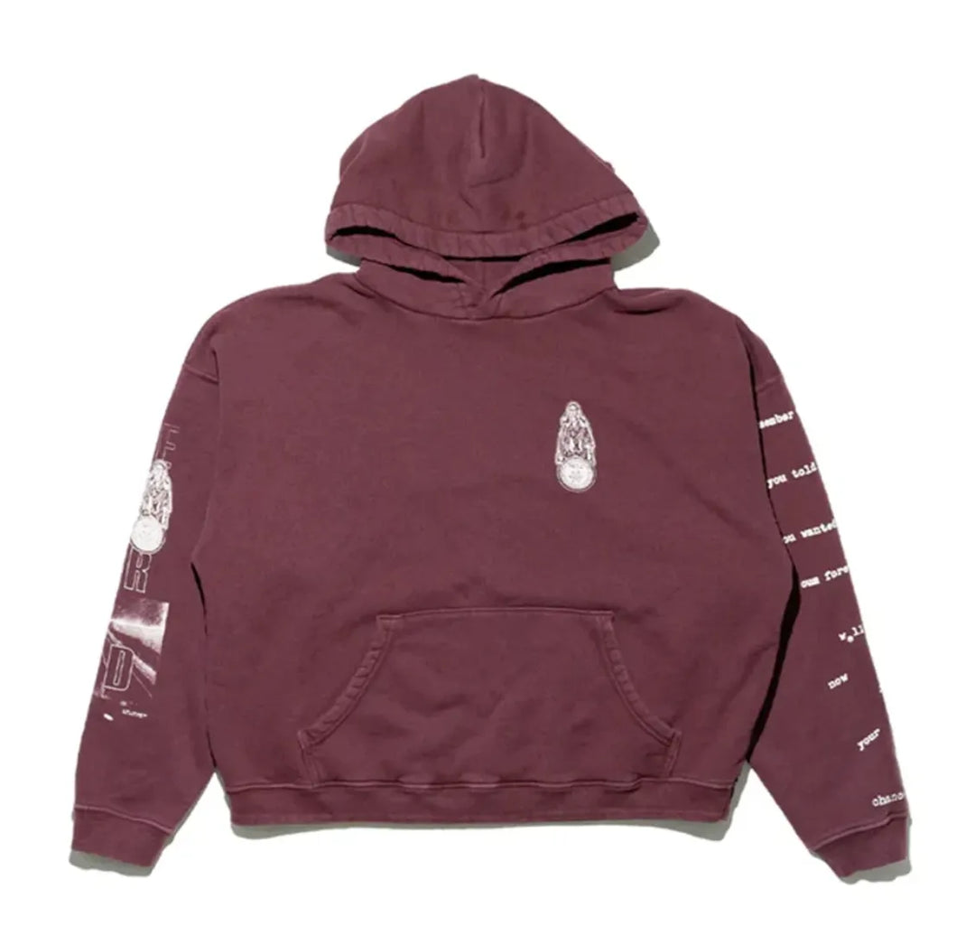 ENFANTS RICHES DÉPRIMÉS 'REMEMBER WHEN' BURGUNDY HOODIE