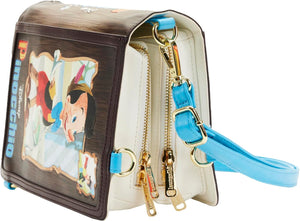 Loungefly Disney Classic Books Pinocchio Backpack, Multicolored, One Size