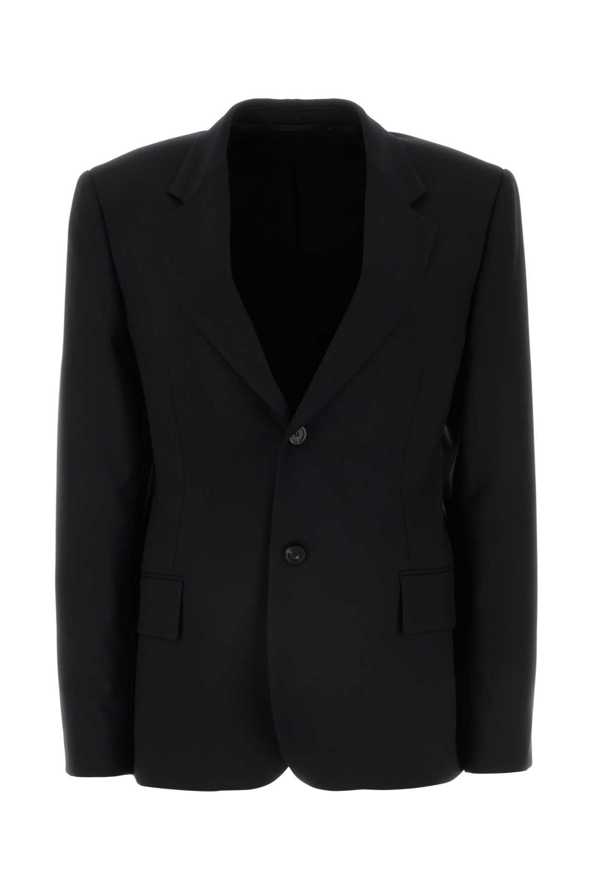 Balenciaga バレンシアガブラックウールブレザー - Image 1