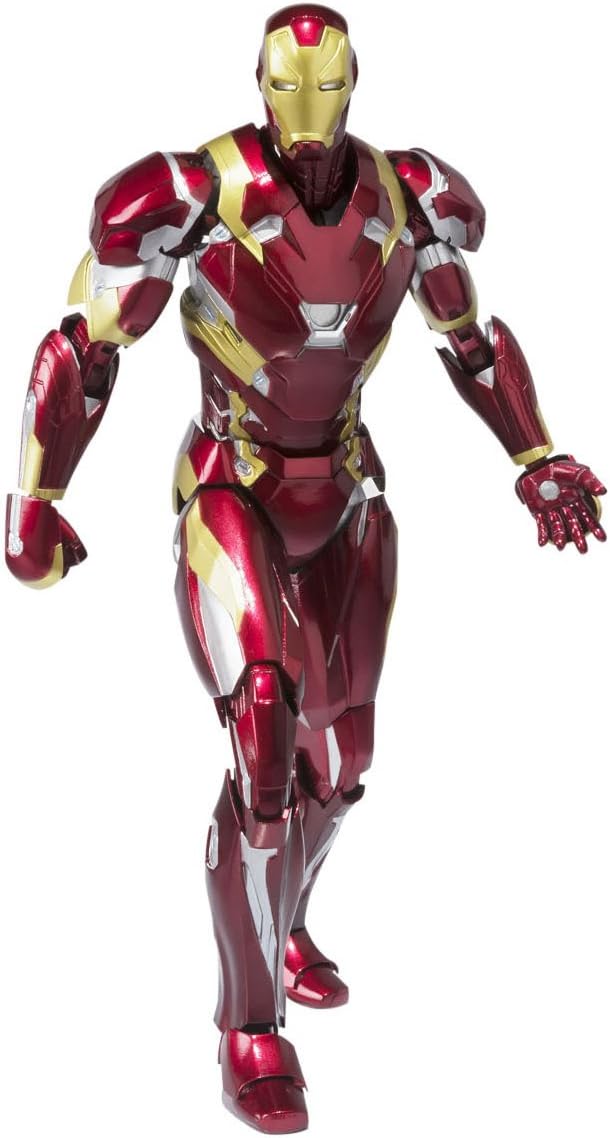 TAMASHII NATIONS S.H.フィギュアーツ キャプテン・アメリカ (シビルウォー) アイアンマン マーク46 約155mm ABS&PVC&ダイキャスト製 塗装済み可動フィギュア