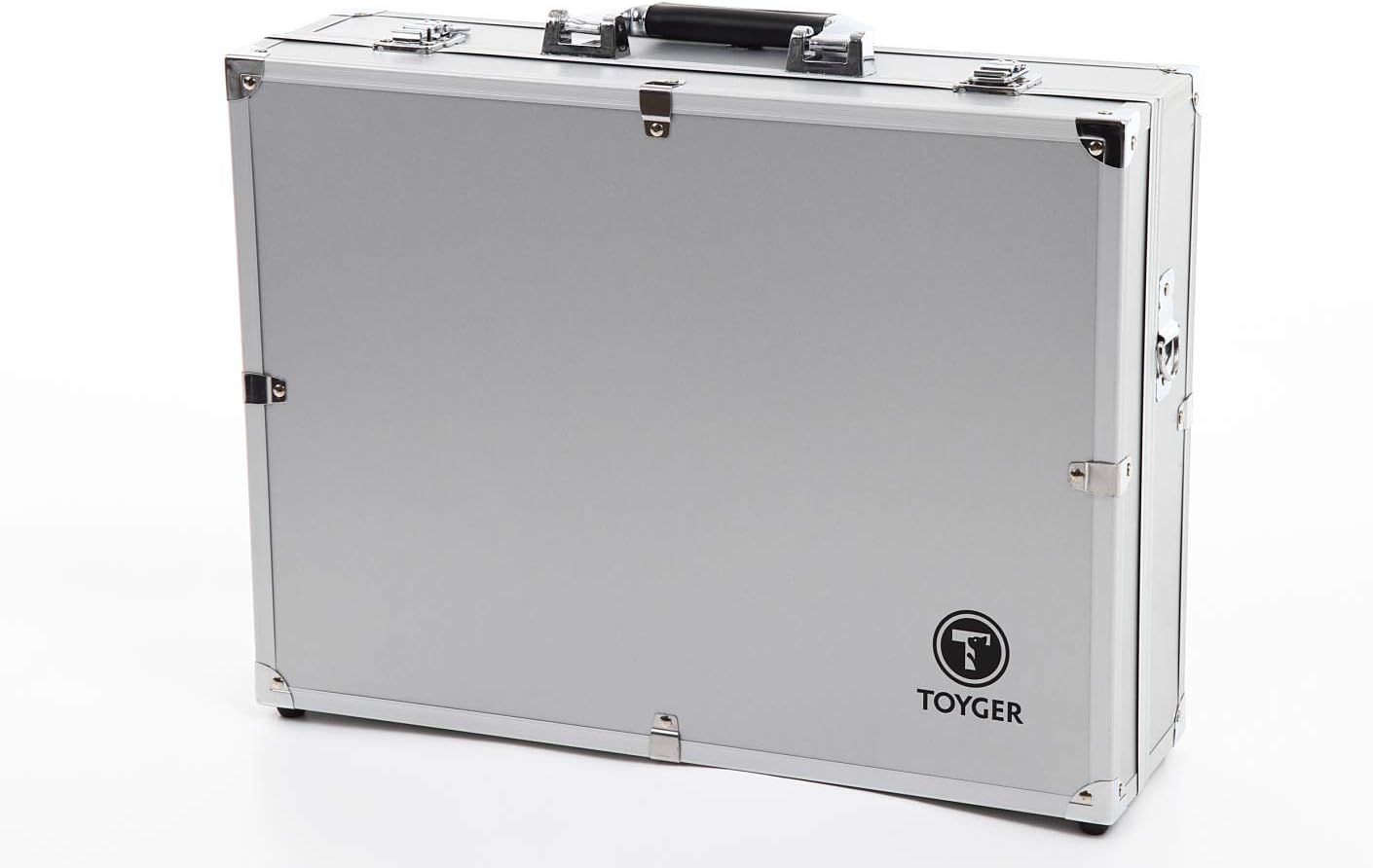 TOYGER CEO Storage Aluminum Attach Case for Over 5000 Cards (Silver)