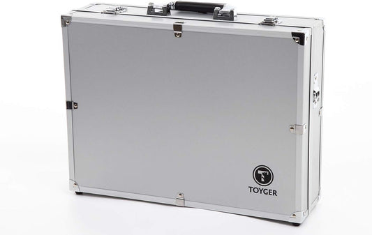 TOYGER CEO Storage Aluminum Attach Case for Over 5000 Cards (Silver)
