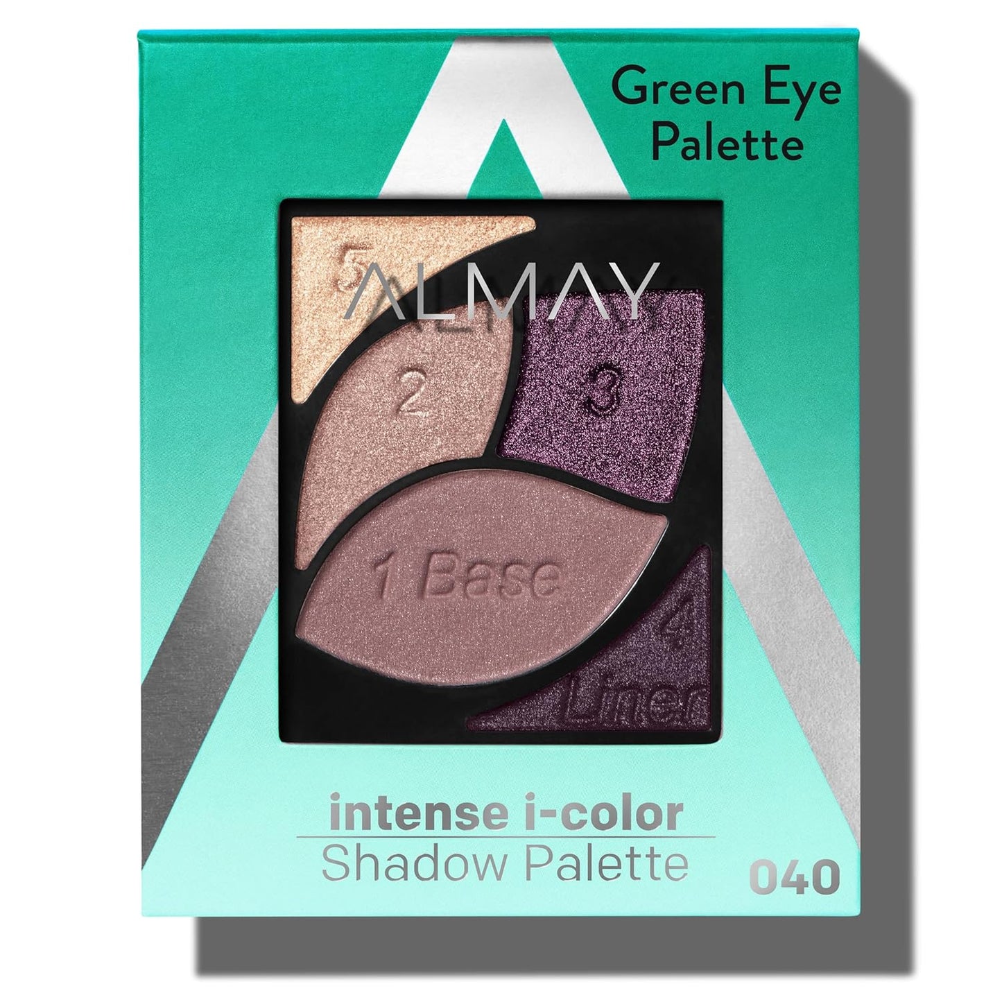 Almay Paleta de Sombras de Ojos, Maquillaje de Ojos de Larga Duración, Imprimación Enriquecida con Vitamina E Antioxidante, Hipoalergénica, 040 Ojos Verdes, 0.1 Oz