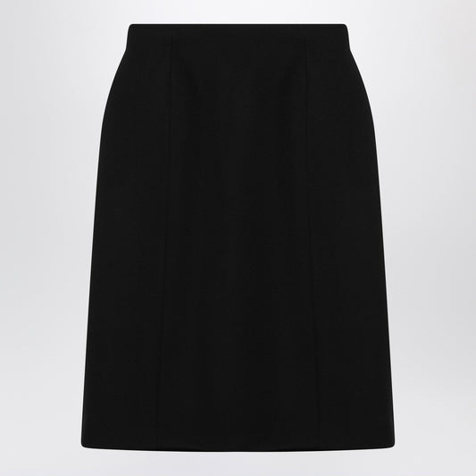 Balenciaga バレンシアガブラック砂時計ミディスカート - Image 1