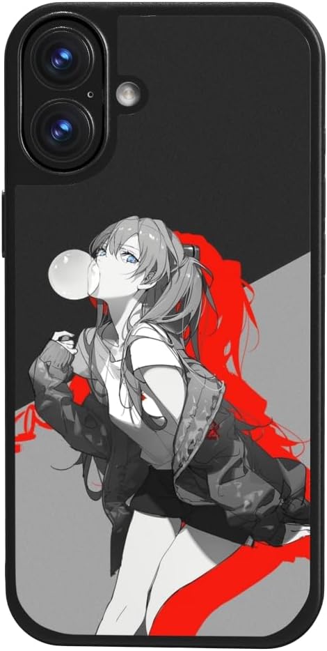 THE DREAMY LIFT iPhone Case Anime Manga EVA Asuka Cute Cool Beautiful Moe Popular Goods Smartphone Case (iPhone 16)