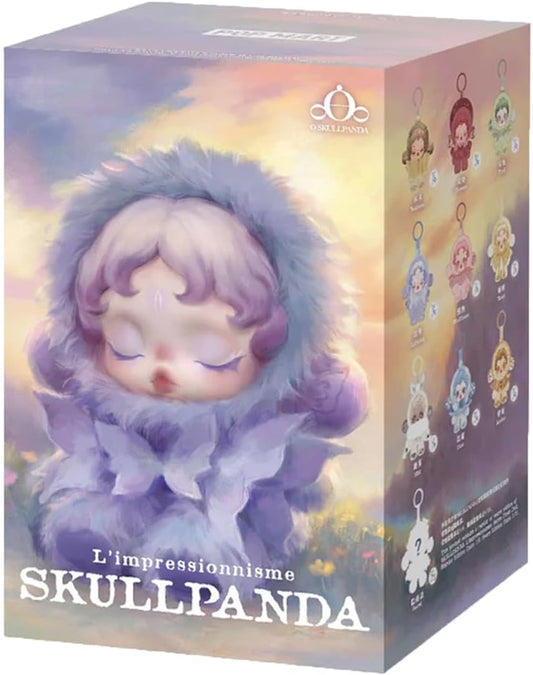 POPMART Skull Panda Impressionism Series SKULLPANDA L'impressionnisme 1 Piece Popmart Plush Toy