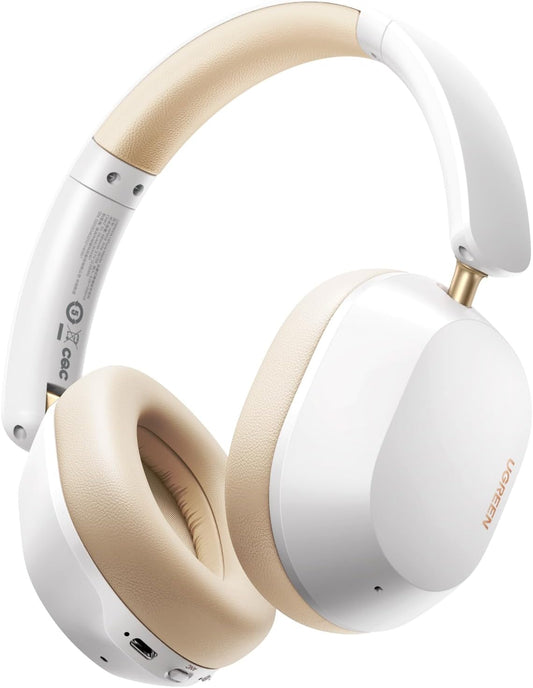 UGREEN Bluetooth Wireless Headphones, Ultra Noise Cancelling, LDAC High Resolution Sound Quality, Bluetooth 5.4, Wired / Wireless, Up to 75 Hours of Music Playback, Multi-Point Compatible, External