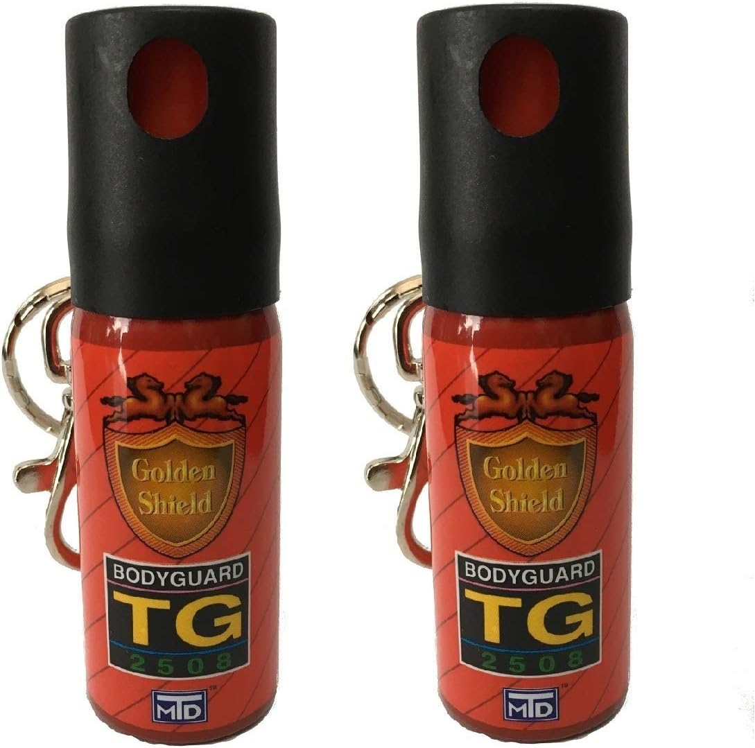 Crime Scene Best-Selling Compact Self-Defense Spray TG-2508 [For Self-Protection] 2-Piece Set