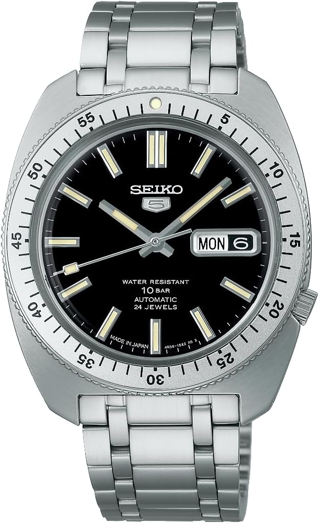 Seiko SBSA313 Men's Automatic Watch, Five Sports, Heritage Design, Limited Edition, Silver