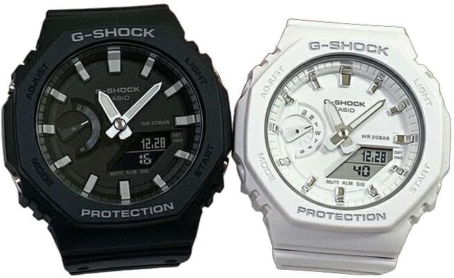 Casio Pair Watch G-SHOCK G-SHOCK BABY-G Baby G Quartz, Genuine Pair Case, Set of 2 Analog Digital GA-2100-1AJF GMA-S2100-7AJF Wristwatch [Domestic Genuine Product]