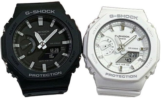 Casio Pair Watch G-SHOCK G-SHOCK BABY-G Baby G Quartz, Genuine Pair Case, Set of 2 Analog Digital GA-2100-1AJF GMA-S2100-7AJF Wristwatch [Domestic Genuine Product]