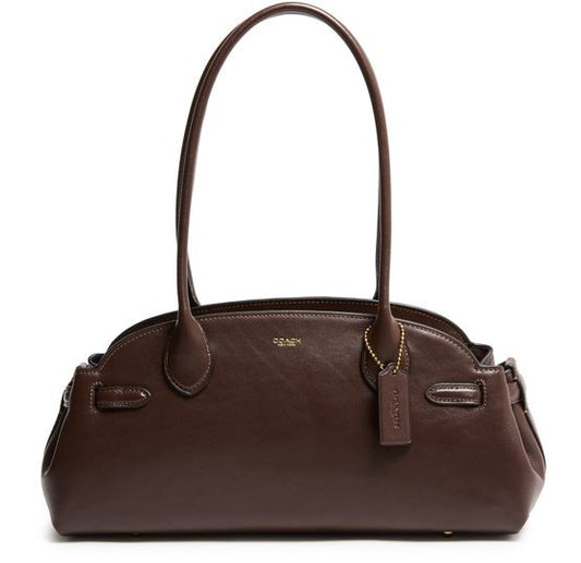 COACH Empire carryall 34 glazed leather shoulder bag - Image 1