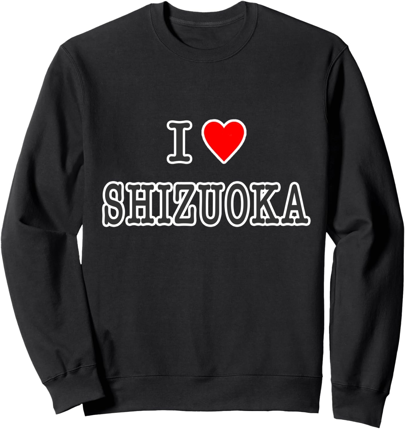 アイラブ・SHIZUOKA 静岡（I Love ハート）【47都道府県】ジモT ティ 地元 旅行 グッズ お土産 面白 トレーナー
