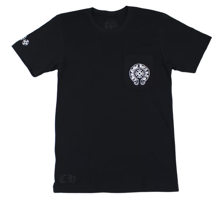 CHROME HEARTS MULTICOLOR HORSESHOE LOGO TEE