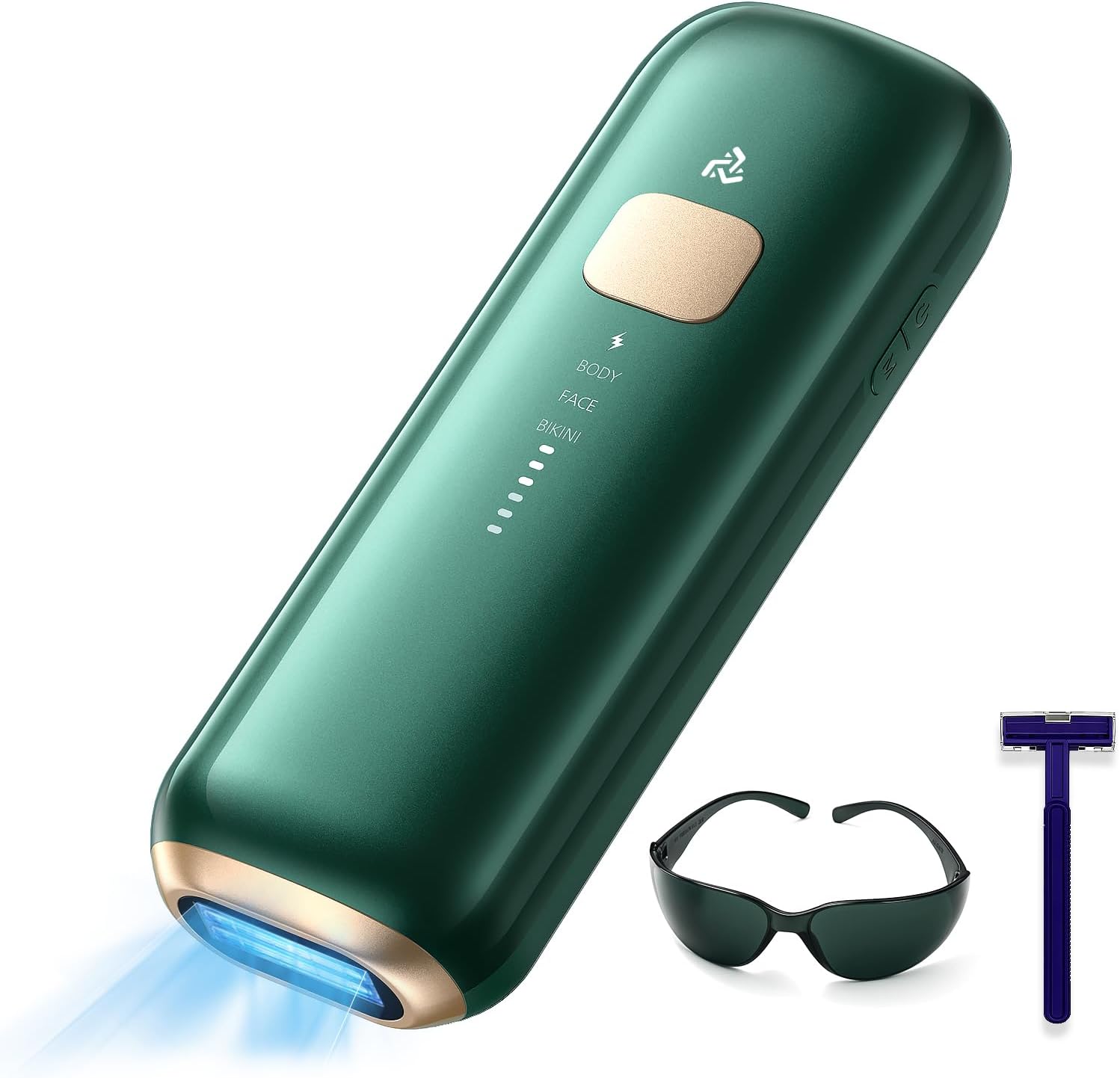 CRYSTAL HIPL Light Epilator 2025 Latest Release [Germany iF Design Award Winner Sapphire Technology Equipped with Instant 10°C Cooling for Almost Painless] Home Use Hair Remover [1.5 Million Flashes