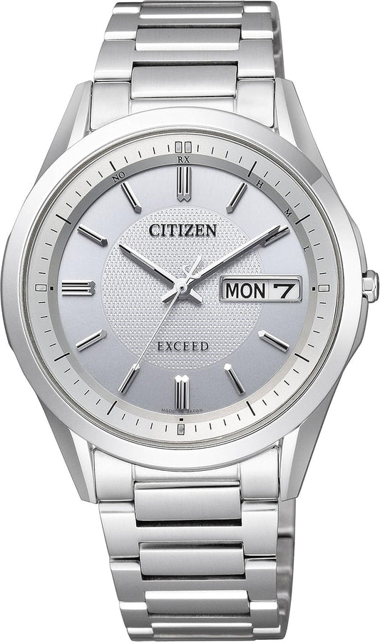 Citizen AT6030-60A EXCEED Eco-Drive Radio Watch, Men's